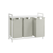 Wasmand met 3 vakken