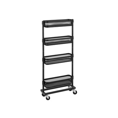 Smalle trolley met 4 niveaus | Kymiko