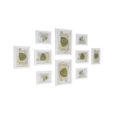 Fotolijstset met glaspaneel, set van 10