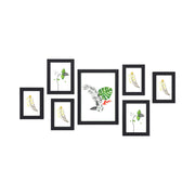 Fotolijstset met glaspaneel, set van 7
