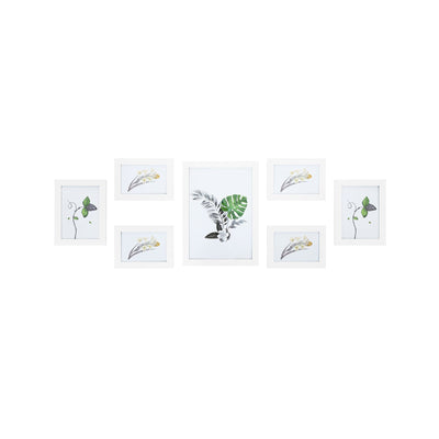 Fotolijstset met glaspaneel, set van 7