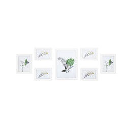 Fotolijstset met glaspaneel, set van 7