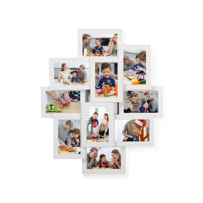 Fotolijstcollage voor 10 foto's