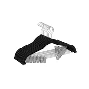 Fluwelen hanger met verstelbare clips | Kymiko