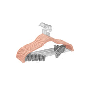 Fluwelen hanger met verstelbare clips | Kymiko