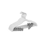 Fluwelen hanger met verstelbare clips | Kymiko
