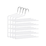 Set van 4 ruimtebesparende broekhangers | Kymiko