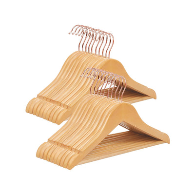 Set van 20 houten kinderkleerhangers | Kymiko