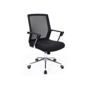 Bureaustoel met mesh rugleuning en wipfunctie