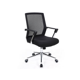 Bureaustoel met mesh rugleuning en wipfunctie