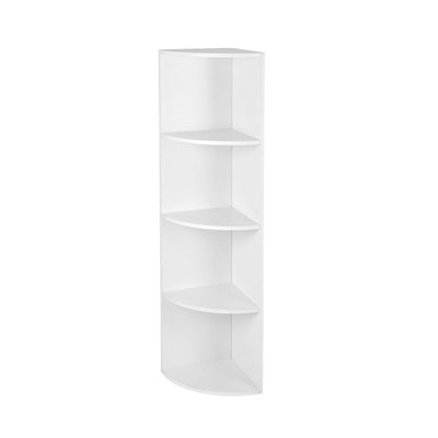 Hoekplank met 4 planken wit