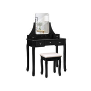 Kaptafel met grote spiegel