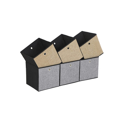 Set van 6 opbergdozen voor kleding en speelgoed