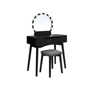 Kaptafel met spiegel en verlichting