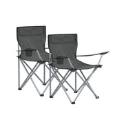 Set van 2 campingstoelen met een draagvermogen van maximaal 120 kg