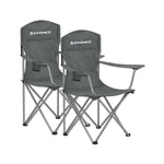 Klapstoelenset van 2 met comfortabele, robuuste structuur