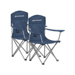 Klapstoelenset van 2 met comfortabele, robuuste structuur