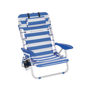 Opvouwbare strandstoel met kussen