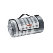 Picknickkleed 300 x 200 cm waterdicht grijs-wit | Kymiko