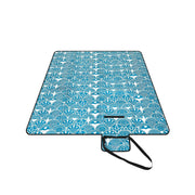 Picknickkleed 200 x 200 cm blauw | Kymiko