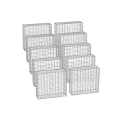 Gegalvaniseerde schanskorven met een maaswijdte van 5 x 10 cm