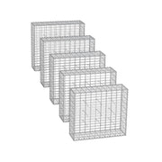 Gegalvaniseerde schanskorven met een maaswijdte van 5 x 10 cm