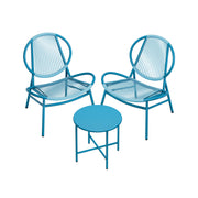 Balkonmeubelset van 3 met tafel en 2 stoelen