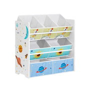 Kinderkamerplank met 7 dozen