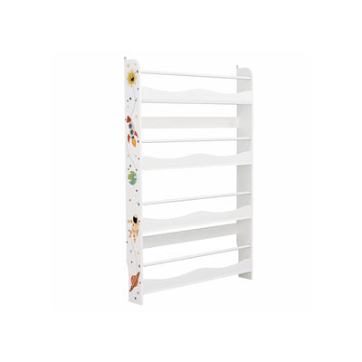 Boekenkast met 4 planken wit