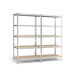 Zware plank met 5 verstelbare planken