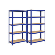 Set van 2 stevige planken met 5 verstelbare planken