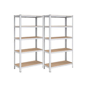 Set van 2 stevige planken met 5 verstelbare planken