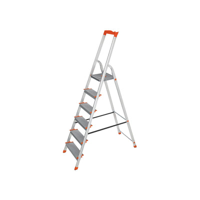 Aluminium ladder met 6 treden | Kymiko