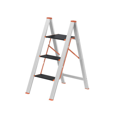 Ladder 3 treden zilver | Kymiko