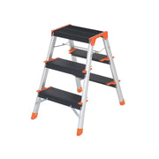 Aluminium ladder met 3 treden