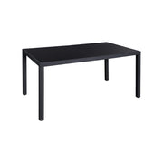 Tuintafel met tafelblad van gehard glas | Kymiko