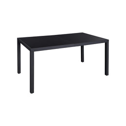 Tuintafel met tafelblad van gehard glas | Kymiko