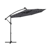 Parasol met LED-verlichting op zonne-energie | Kymiko