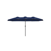 Extra grote parasol met zwengel