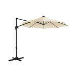 Ø 300 cm zonnescherm met LED-verlichting | Kymiko