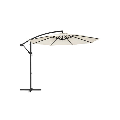 Parasol met zwengel voor openen en sluiten
