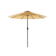 Opvouwbare parasol met zwengel zonder standaard
