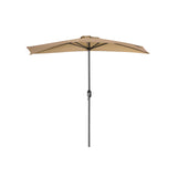 Ø 270 cm halfronde parasol zonder voet | Kymiko