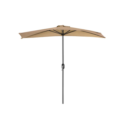 Ø 270 cm halfronde parasol zonder voet | Kymiko