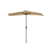 Ø 270 cm halfronde parasol zonder voet