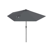 Ø 270 cm halfronde parasol zonder voet