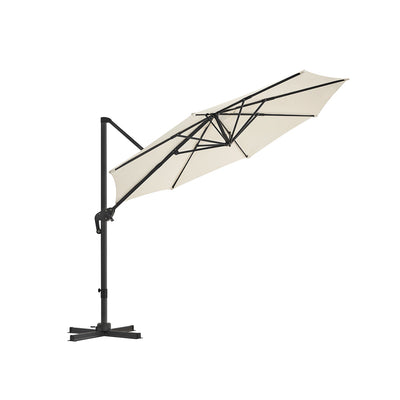 Vrijdragende parasol kan 360° worden gedraaid | Kymiko