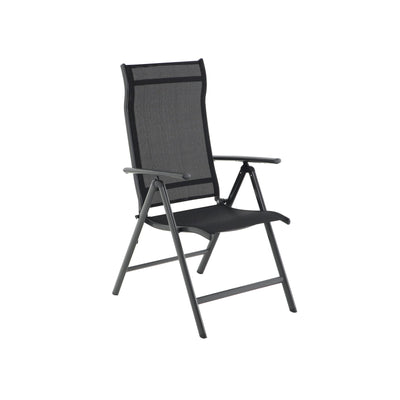 Set van 4 tuinstoelen met robuust aluminium frame