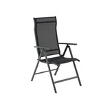 Set van 4 tuinstoelen met robuust aluminium frame | Kymiko