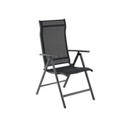 Set van 4 tuinstoelen met robuust aluminium frame | Kymiko